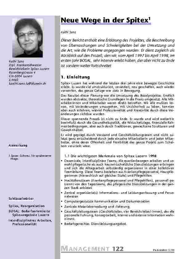 Neue Wege in der Spitex