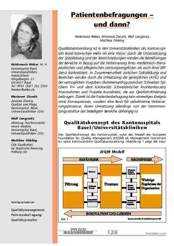 Patientenbefragungen – und dann?