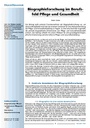Biographieforschung im Berufsfeld Pflege und Gesundheit