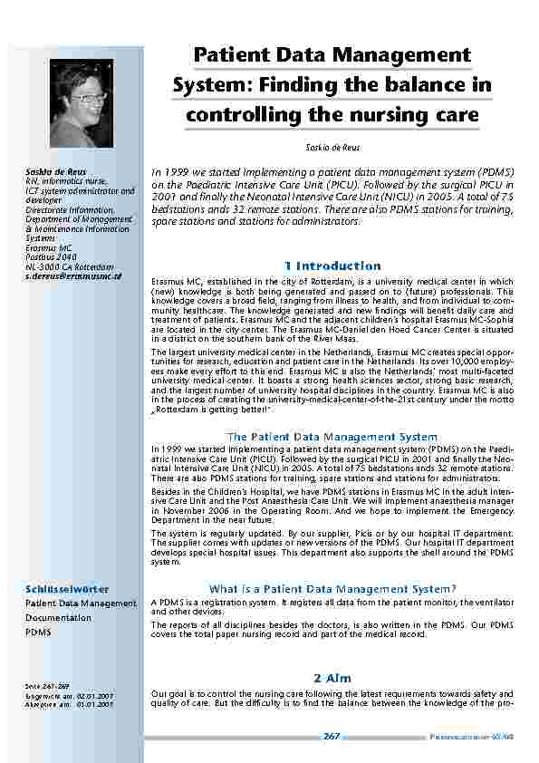 Patientendatenmanagementsystem: Die Balance in der Kontrolle von Krankenpflege finden