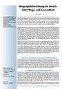 Biographieforschung im Berufsfeld Pflege und Gesundheit