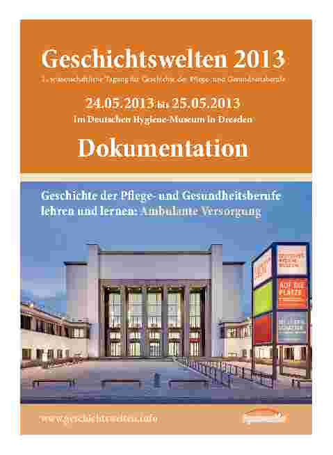 Geschichtswelten 2013