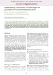 Impulsbeitrag: Didaktische Entwicklungen im Gesundheitswissenschaftlichen Studium - Erste Schritte zu mehr Flexibilität, Individualität und Selbstbestimmung