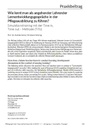 Wie lernt man als angehender Lehrender Lernentwicklungsgespräche in der Pflegeausbildung zu führen?