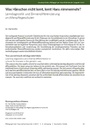 Was Hänschen nicht lernt, lernt Hans nimmermehr? Lerndiagnostik und Binnendifferenzierung an Altenpflegeschulen