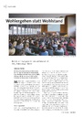 Wohlergehen statt Wohlstand