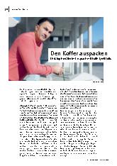 Den Koffer auspacken.