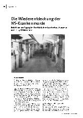 Die Wiederentdeckung der NS-Krankenmorde Bericht von der Tagung im Psychiatrischen Krankenhaus Hadamar vom 12.–14. Oktober 2023