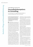 Gesundheitskompetenz im Schulalltag
