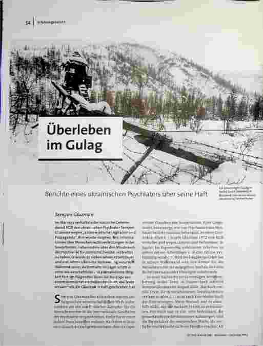 Überleben im Gulag: Berichte eines ukrainischen Psychiaters über seine Haft