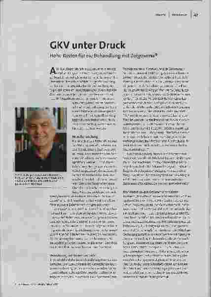 GKV unter Druck. Hohe Kosten für die Behandlung mit Zolgensma®.