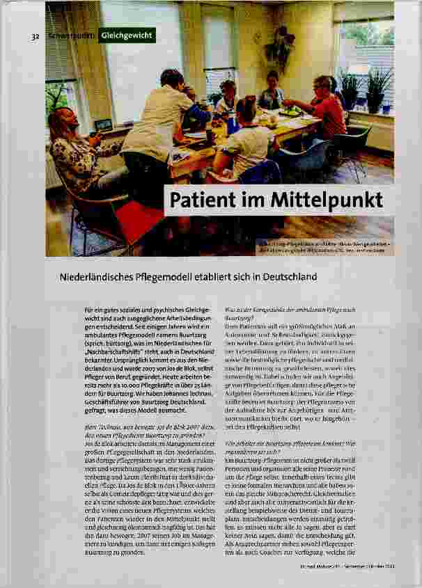 Patient im Mittelpunkt