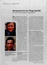 Wenig Kenntnis der Pflege-Realität