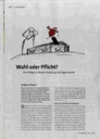 Wahl oder Pflicht?