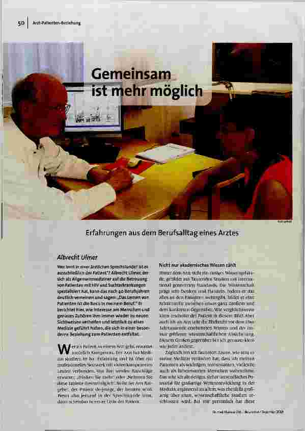 Gemeinsam ist mehr möglich