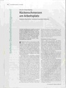 Rückenschmerzen am Arbeitsplatz