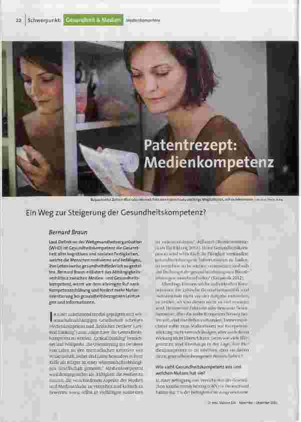 Patentrezept: Medienkompetenz