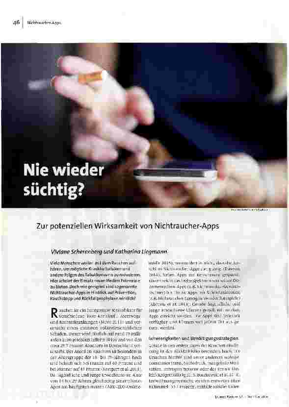 Nie wieder süchtig?