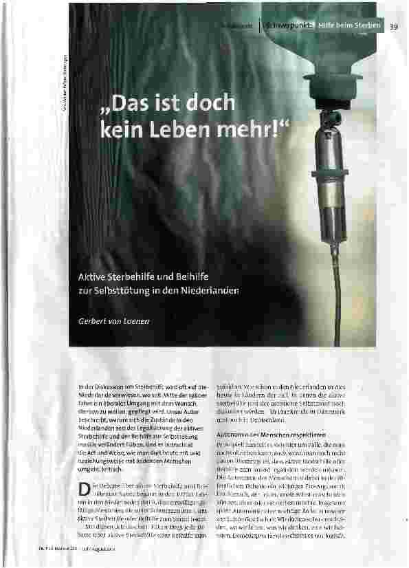 Das ist doch kein Leben mehr!