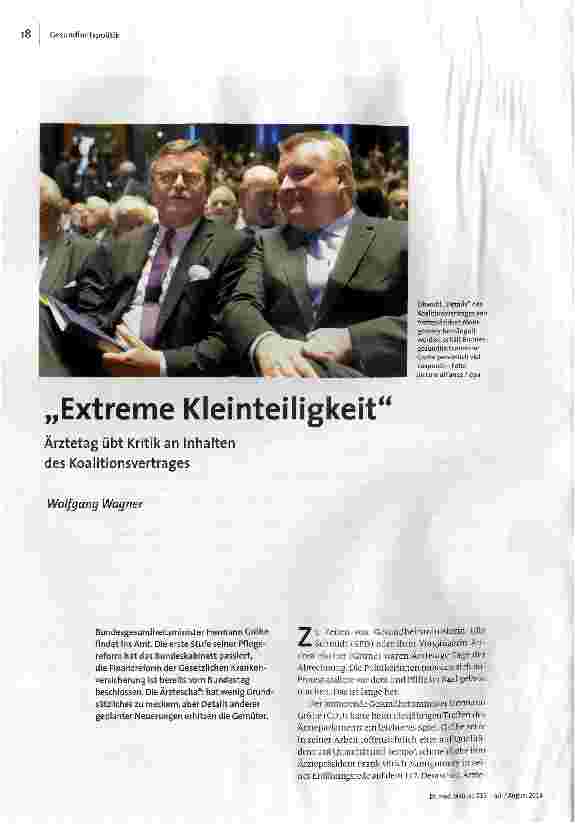Extreme Kleinteiligkeit