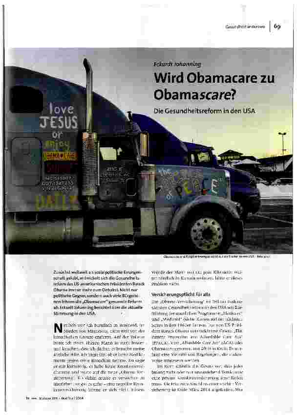Wird Obamacare zu Obamascare?