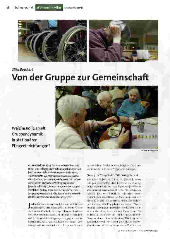 Von der Gruppe zur Gemeinschaft