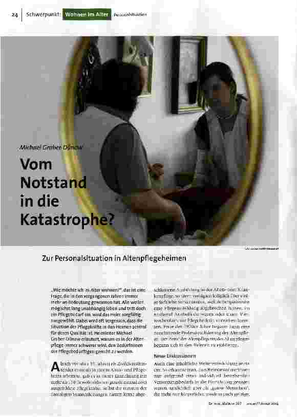 Vom Notstand in die Katastrophe?