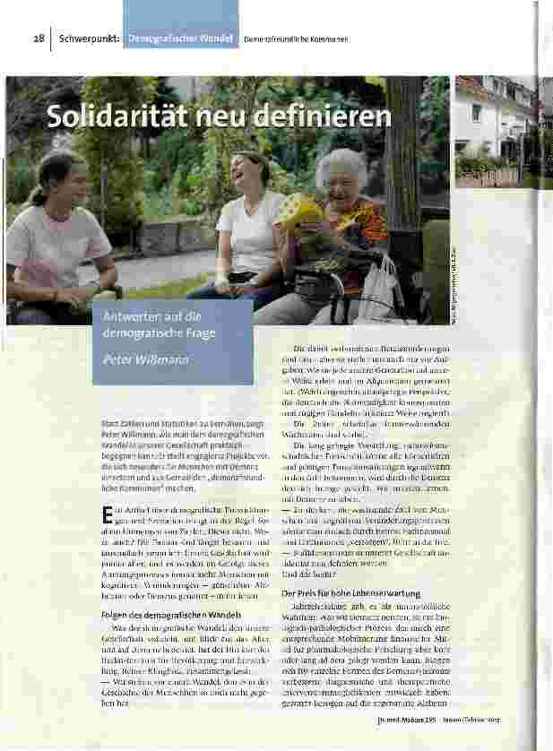 Solidarität neu definieren