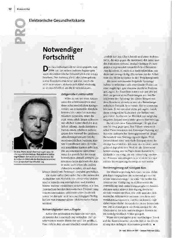 Notwendiger Fortschritt