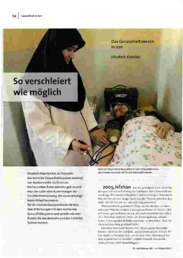 So verschleiert wie möglich