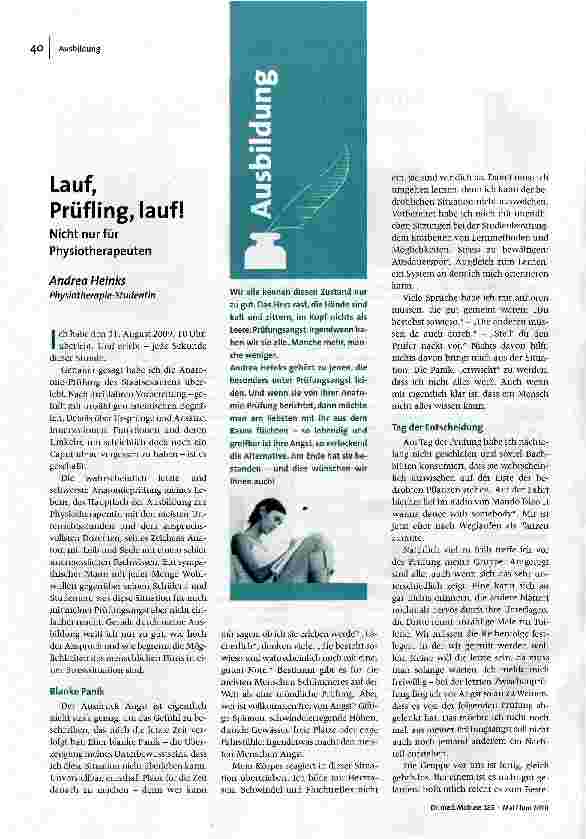 Lauf, Prüfling, lauf!