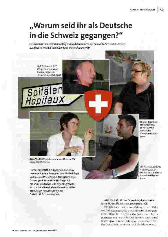 Warum seid ihr als Deutsche in die Schweiz gegangen?