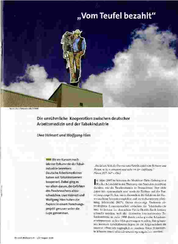 Vom Teufel bezahlt