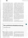 Eine spiritistische Redaktionssitzung