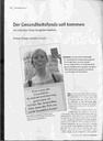 Der Gesundheitsfonds soll kommen - Das Eckpunkte-Papier der großen Koalition