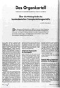 Das Organkartell Über die Hintergründe des bundesdeutschen Transplantationsgeschäfts