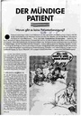 Der mündige Patient Warum gibt es keine Patientenbewegung?