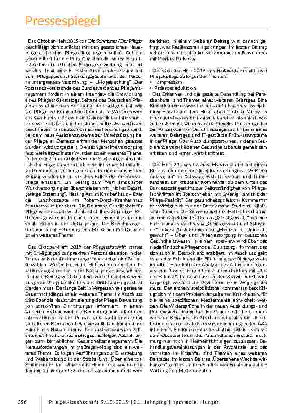 Abstracts des Monats