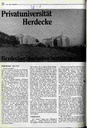 Privatuniversität Herdecke Herdecker Studenten berichten