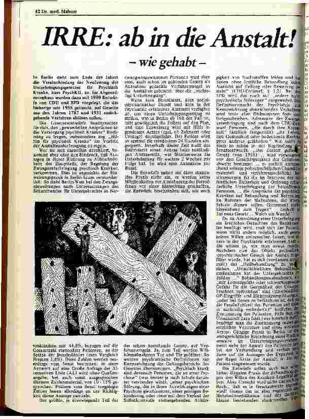 IRRE: ab in die Anstalt! - wie gehabt -