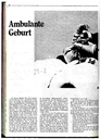 Ambulante Geburt