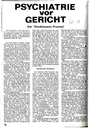 Psychiatrie vor Gericht