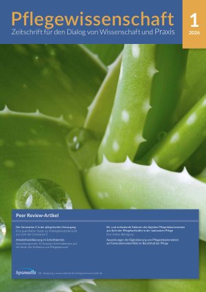 Pflegewissenschaft Heft 1-2026
