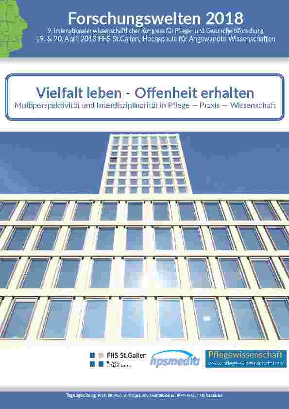 Forschungswelten 2018: Abstracts & Programm