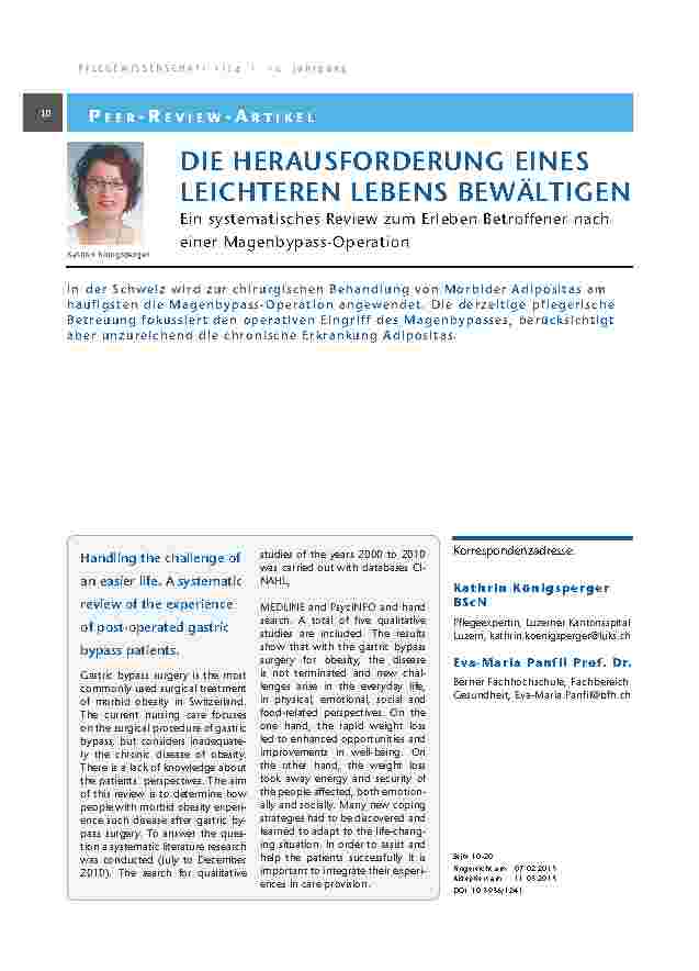 Die Herausforderung eines leichteren Lebens bewältigen